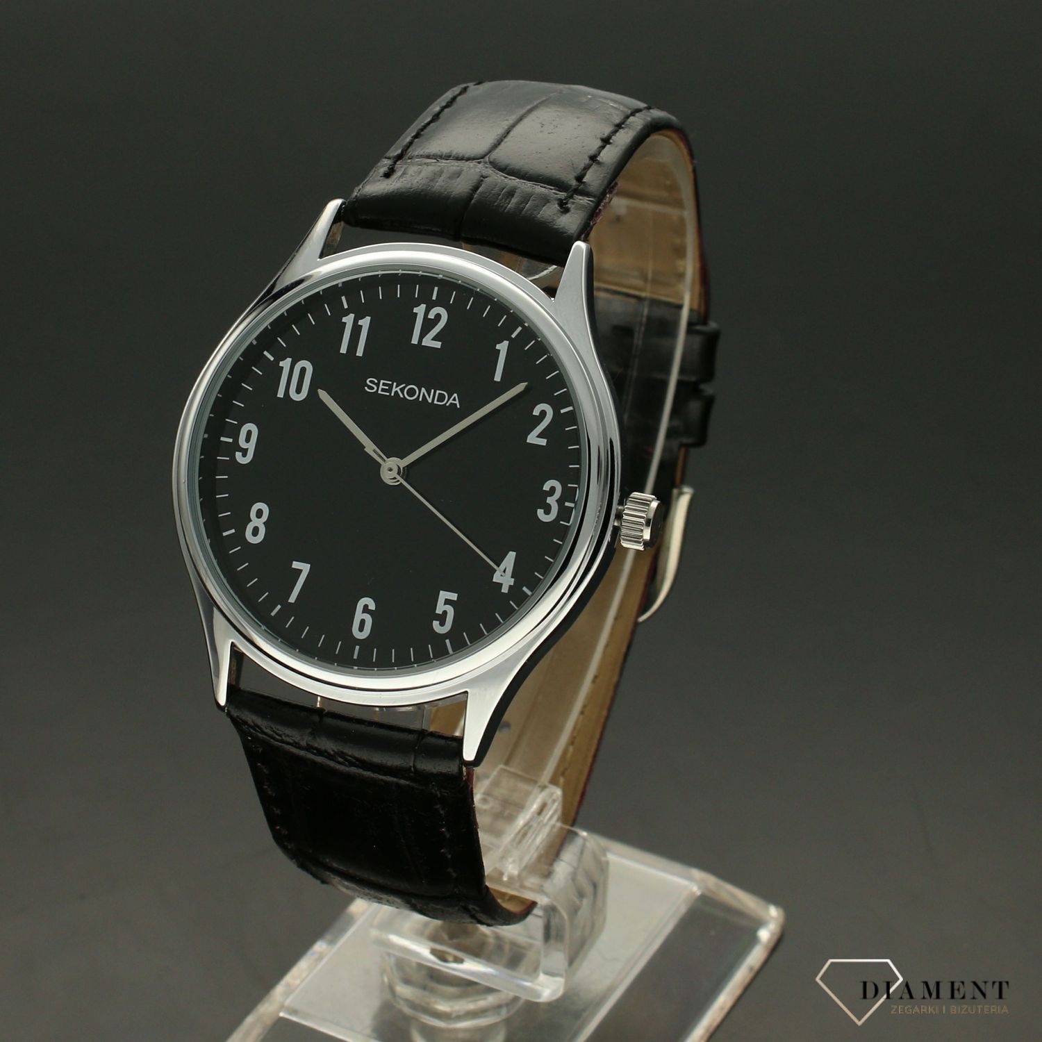 Zegarek męski Sekonda 'Klasyk na czarnym pasku'  1777 (2).jpg