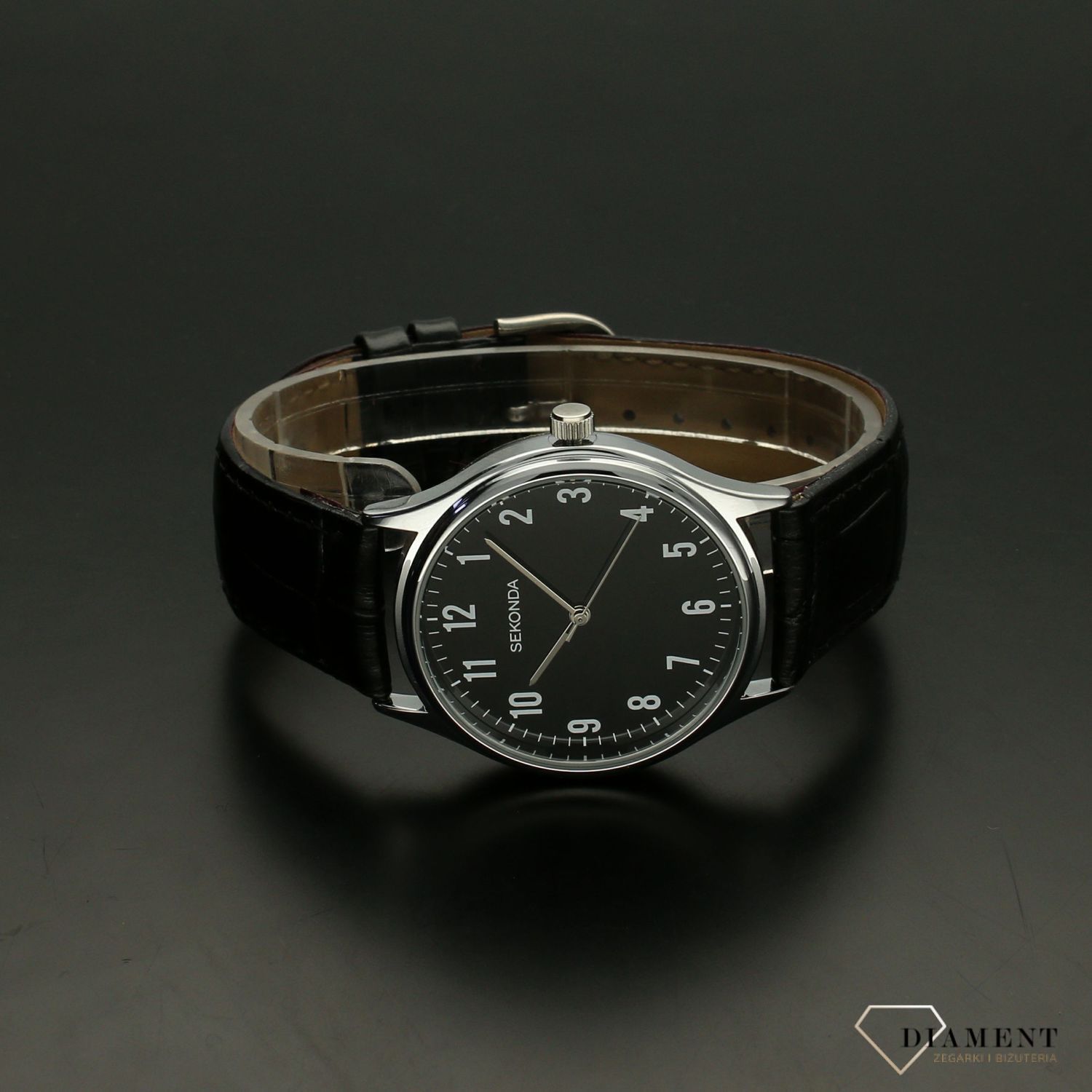 Zegarek męski Sekonda 'Klasyk na czarnym pasku'  1777 (2).jpg