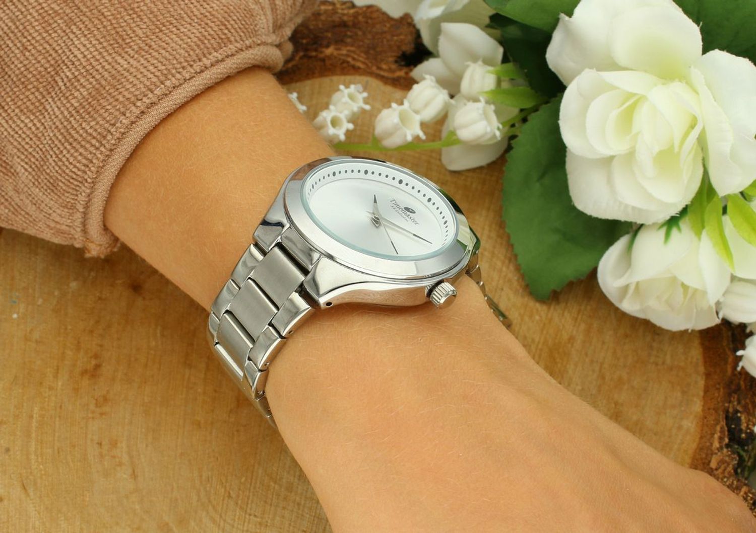 Zegarek damski na bransolecie srebrnej Timemaster✓ Wymarzony prezent✓ Ponad 1000 ⌚ zegarków z dostawą w 24h✓ Zegarki damskie✓ Prezent dla mam2.jpg