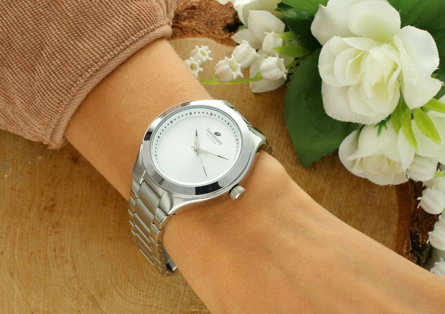 Zegarek damski na bransolecie srebrnej Timemaster✓ Wymarzony prezent✓ Ponad 1000 ⌚ zegarków z dostawą w 24h✓ Zegarki damskie✓ Prezent dla mam2.jpg