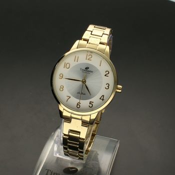 Zegarek damski na bransolecie TIMEMASTER 178-91. Złota bransoleta idealnie współgra z klasyczną tarczą, na której umieszczono zł (3).jpg