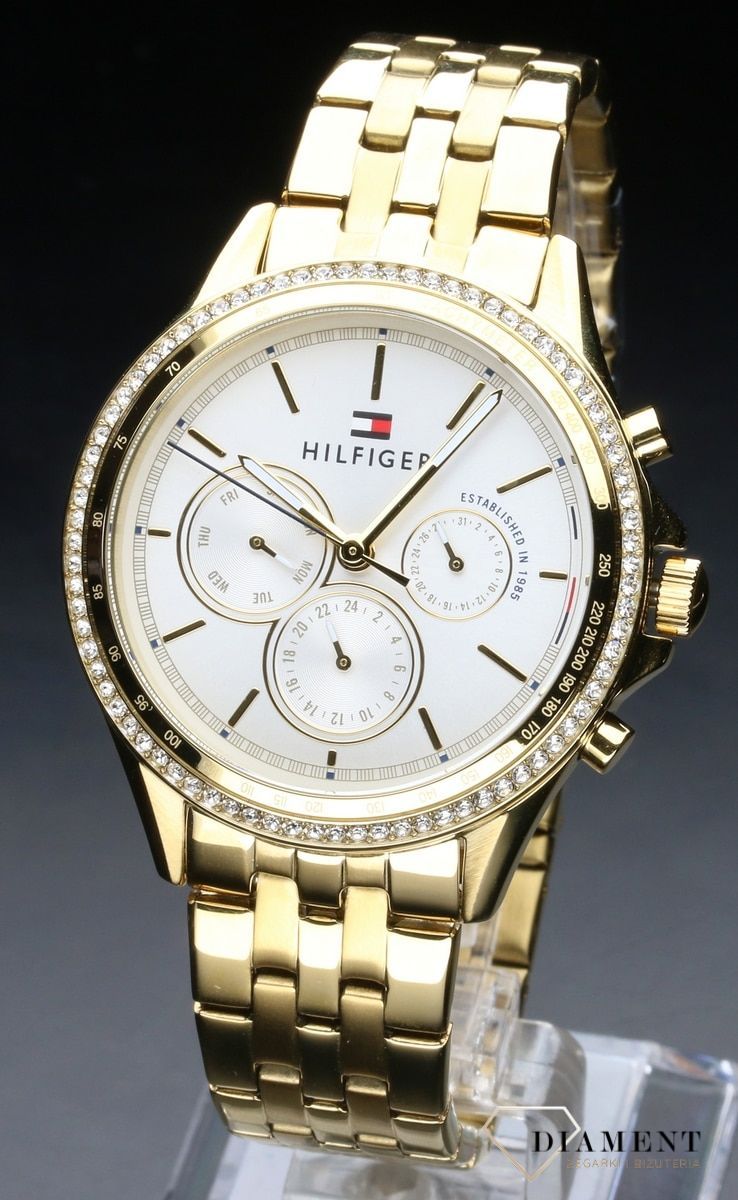 Zegarek złoty damski Tommy Hilfiger 1781977to piękny prezent z najnowszej kolekcji Tommy Hilfiger. Autoryzowany sklep z zegarkami Tommy Hilfinger!.jpg
