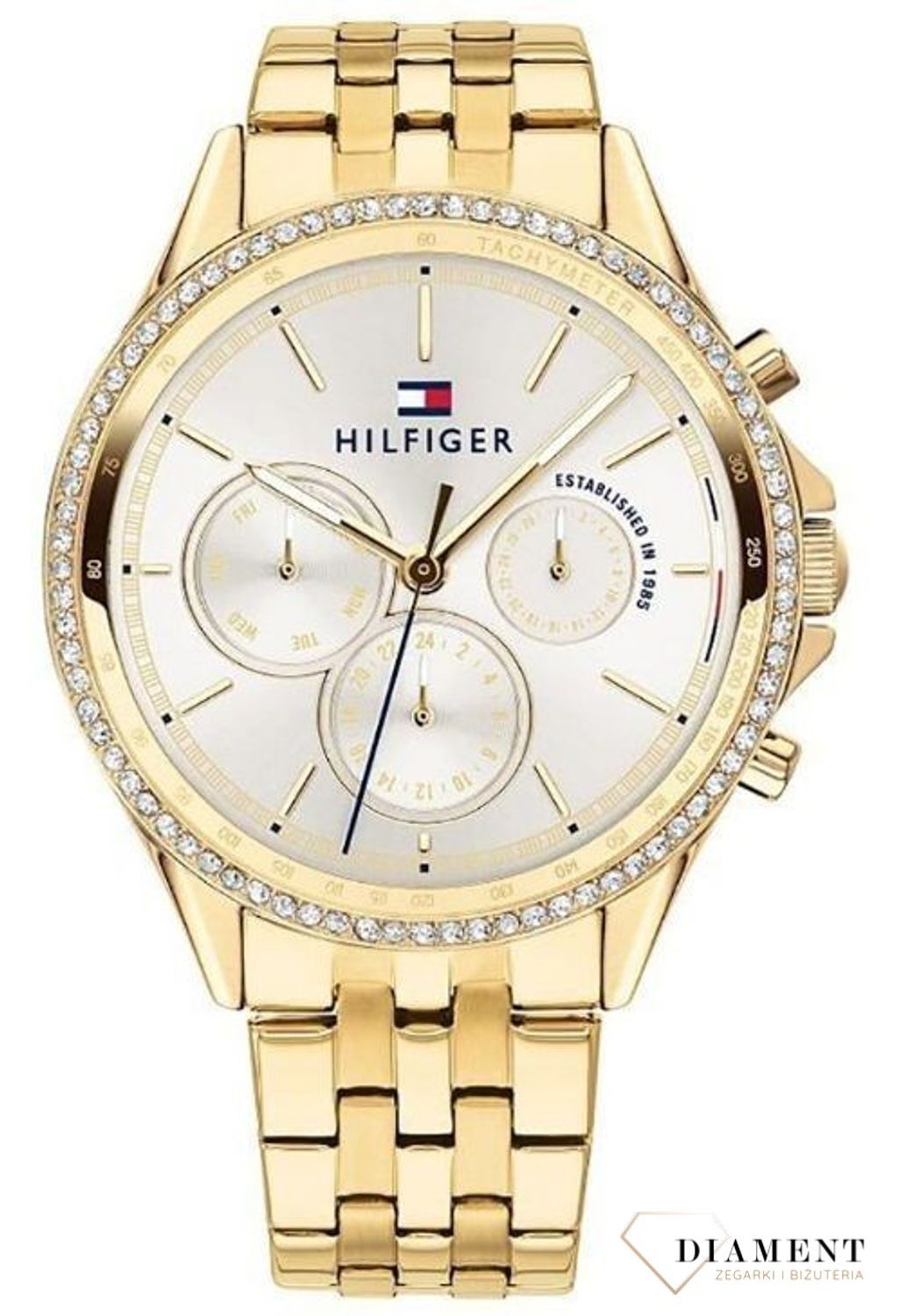 Zegarek złoty damski Tommy Hilfiger 1781977to piękny prezent z najnowszej kolekcji Tommy Hilfiger. Autoryzowany sklep z zegarkami Tommy Hilfinger!.jpg