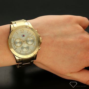 Modny zegarek damski marki Tommy Hiliger to idealny pomysł na prezent dla kobiety. Zegarek damski w kolorze złotym. Zapraszamy!  (5).jpg