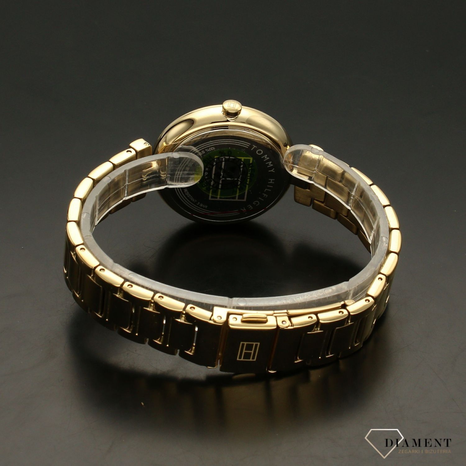 Zegarek damski na złotej bransolecie Tommy Hilfiger Aria 1782272.webp