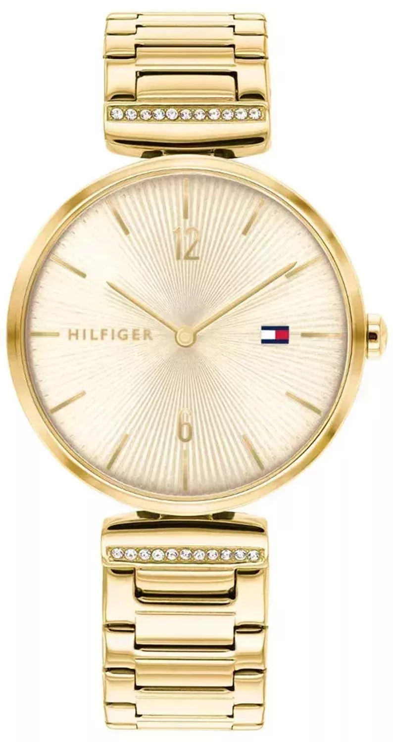 Zegarek damski na złotej bransolecie Tommy Hilfiger Aria 1782272.webp