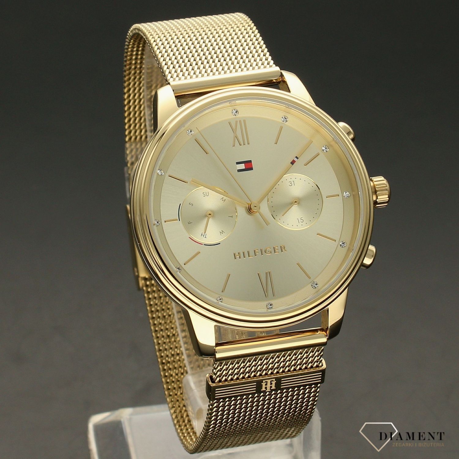 Zegarek damski na złotej bransolecieTommy Hilfiger Blake 1782302.x.webp