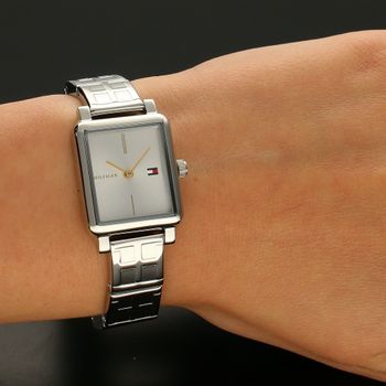 Zegarek damski prostokątny srebrny na bransolecie Tommy Hilfiger Tea 1782327  (5).jpg
