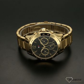 Zegarek damski na złotej bransolecie z czarną marki Tommy Hilfiger z kolekcji Haven Le 1782383 !!! (3).jpg