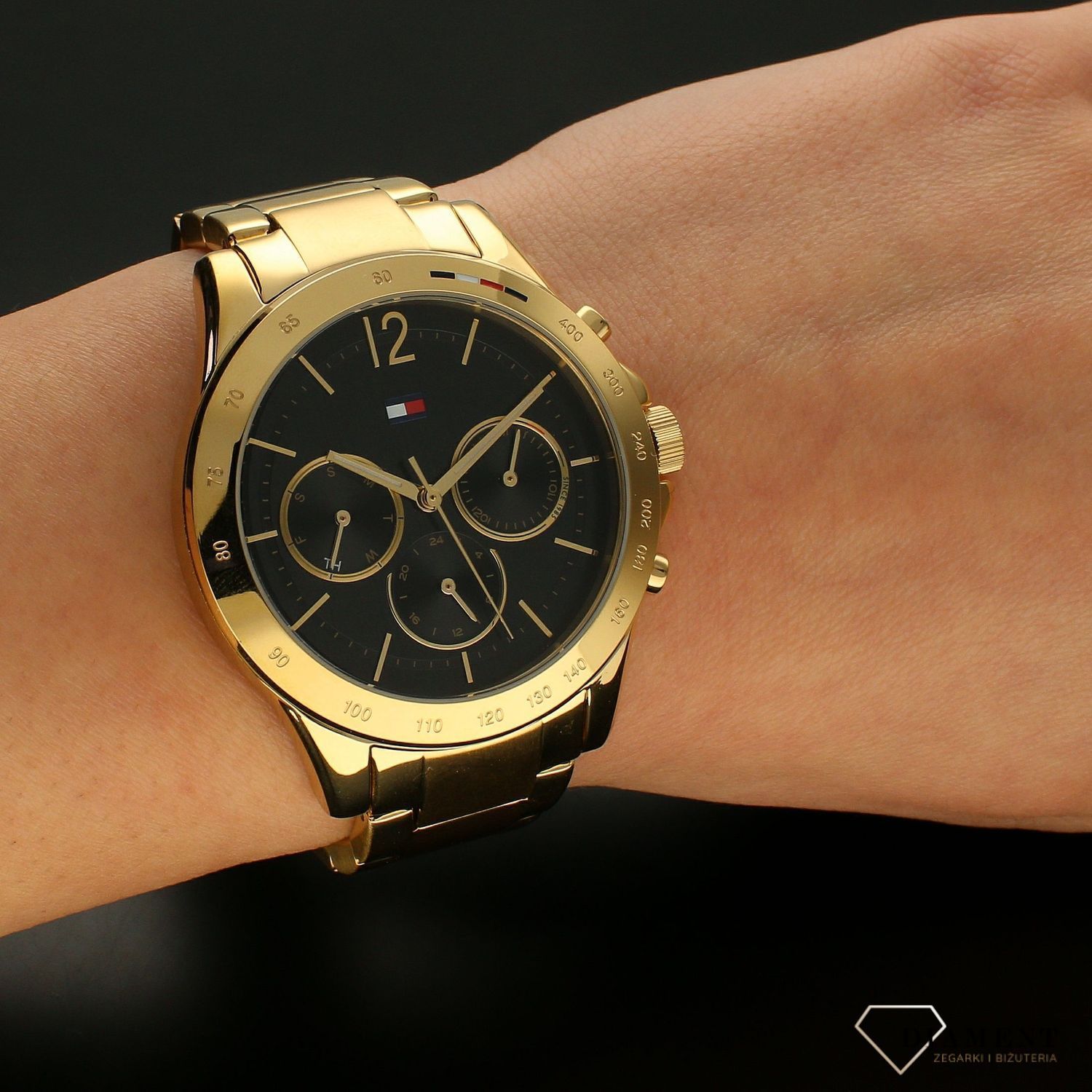 Zegarek damski na złotej bransolecie Tommy Hilfiger Haven Le 1782383.jpg