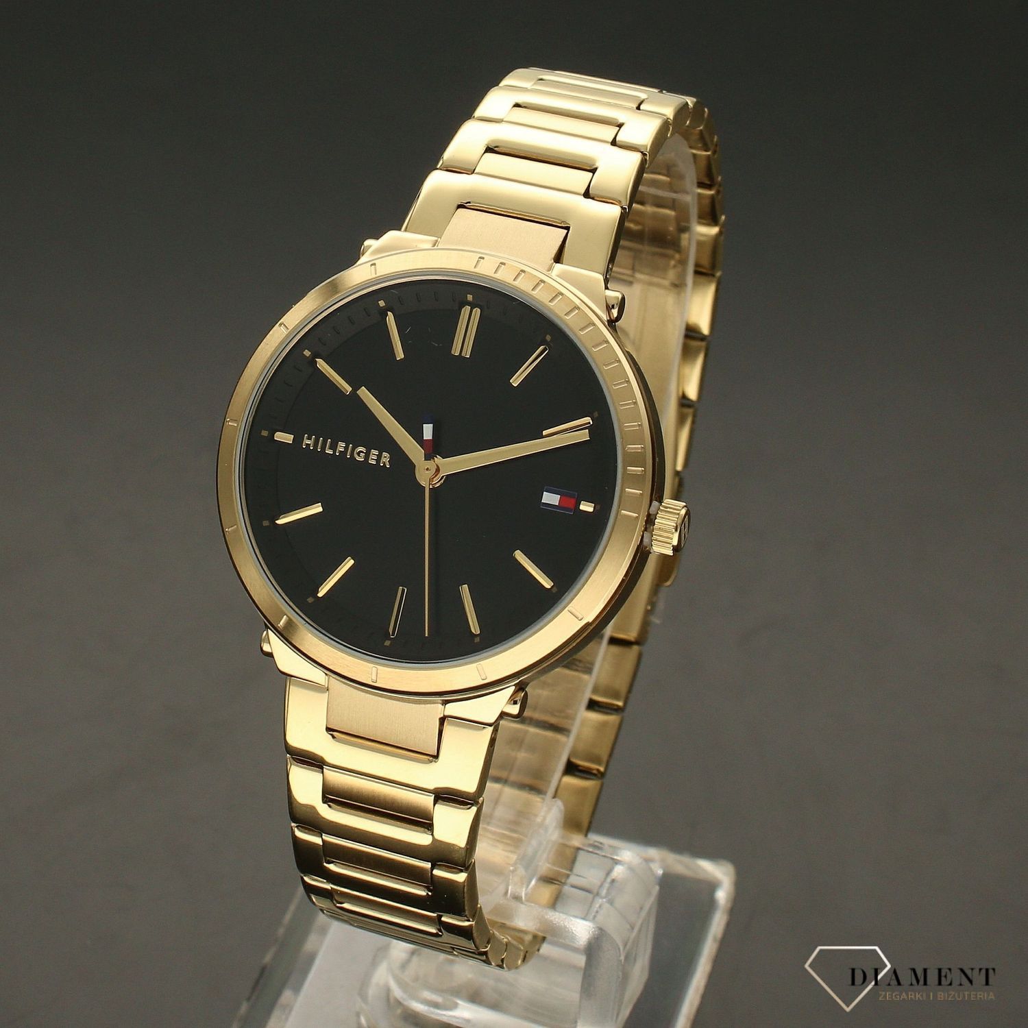 Zegarek damski złoto-czarny na bransolecie Tommy Hilfiger Zoey 1782407.jpg