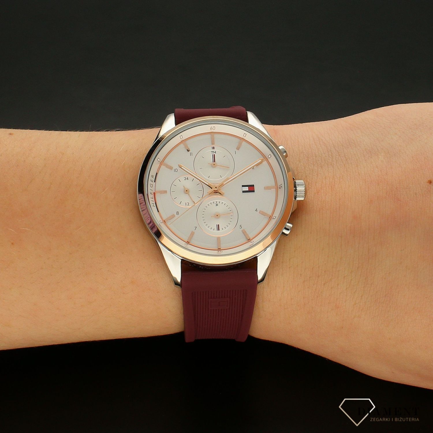 Zegarek damski na pasku Tommy Hilfiger Stella 1782425 - www.zegarki ...