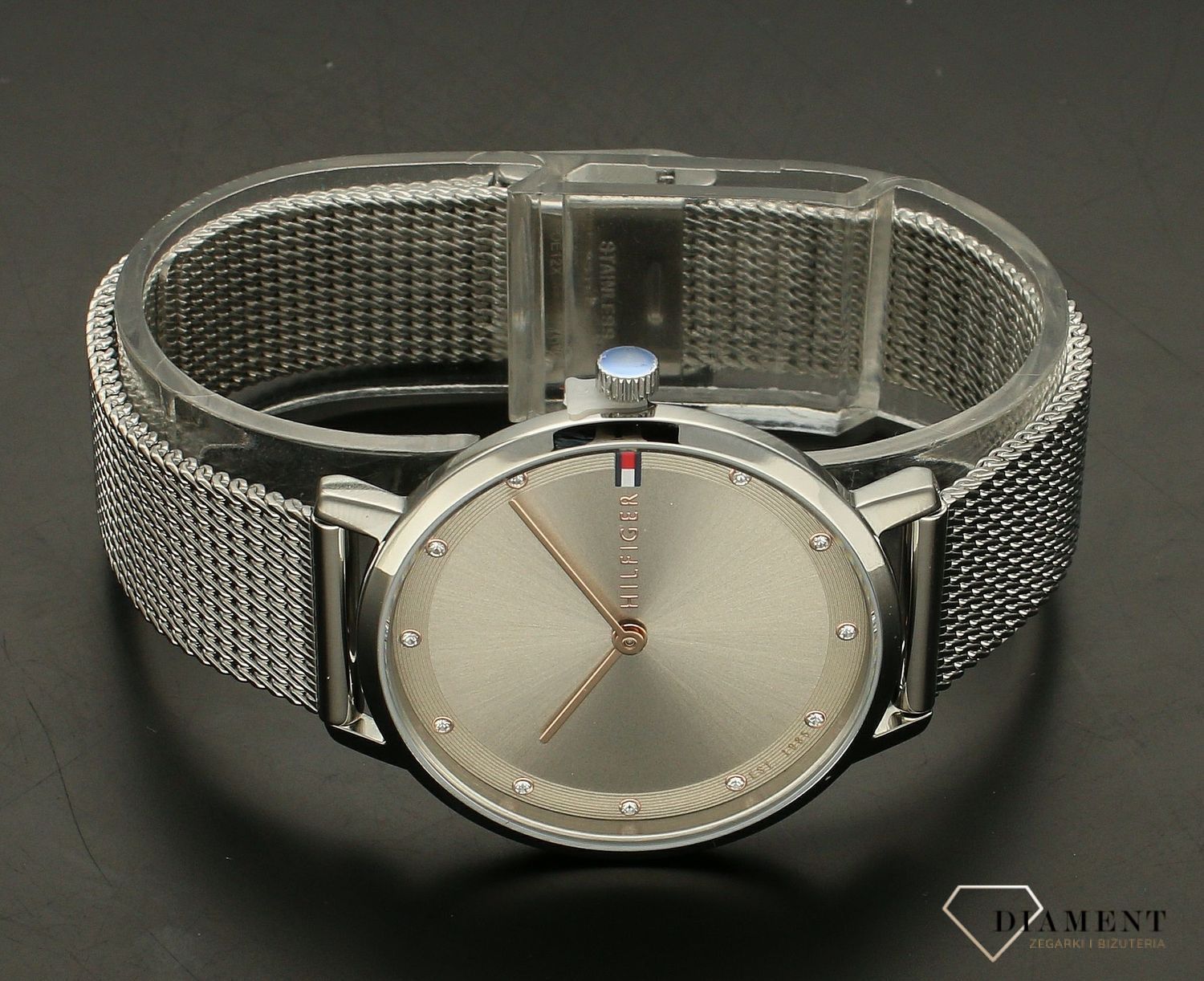 Srebrny zegarek damski TOMMY HILFIGER 1782665d.jpg