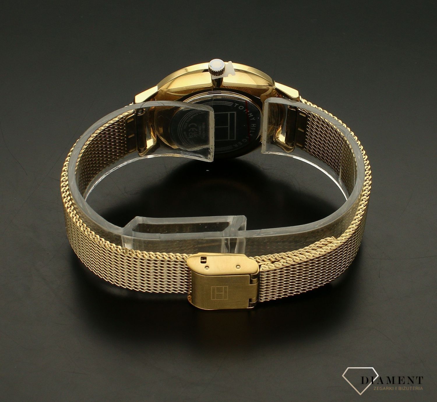 Zegarek damski na bransolecie Tommy Hilfiger Pippa Zielona tarcza 1782668.jpg