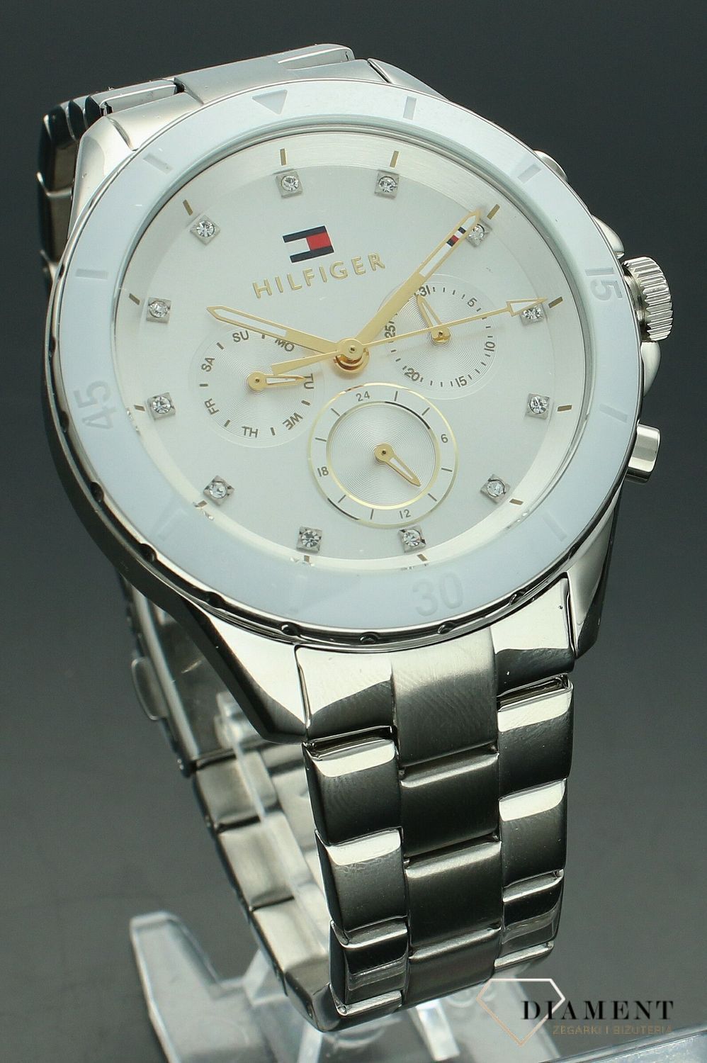 Zegarek damski Tommy Hilfiger Mellie z bransoletą 1782707. Duży damski zegarek. Zegarek markowy, oryginalny Tommy Hilfiger dla kobiety. Zegarek na prezent dla kobiety. Darmowa wysyłka..jpg