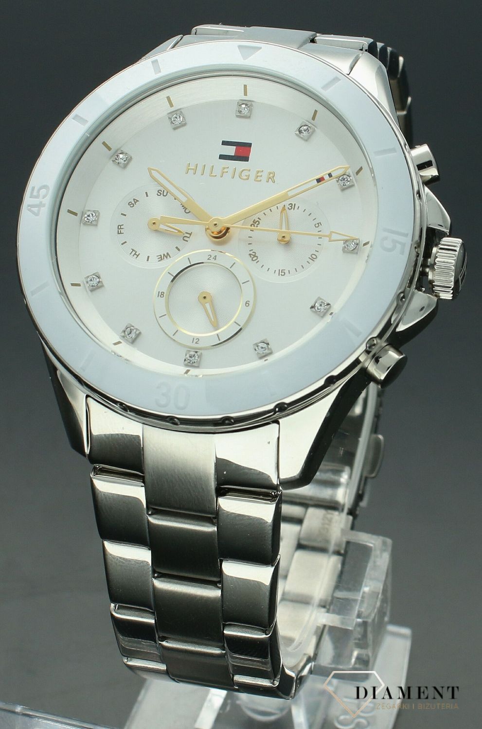 Zegarek damski Tommy Hilfiger Mellie z bransoletą 1782707. Duży damski zegarek. Zegarek markowy, oryginalny Tommy Hilfiger dla kobiety. Zegarek na prezent dla kobiety. Darmowa wysyłka..jpg