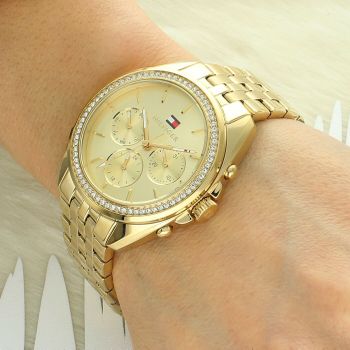 Tommy Hilfiger 1782803 Classic – damski złoty zegarek stalowy 36 mm.jpg