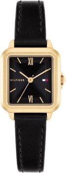 Zegarek damski Tommy Hilfiger Classic 1782835 kwarcowy ze złotą kopertą i czarnym paskiem (2).jpg