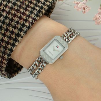 Tommy Hilfiger Classic 1782841 – damski zegarek biżuteryjny w srebrnym kolorze. Mechanizm Seiko VX00, stal szlachetna, mineralne szkło, wodoszczelność 3 ATM. Elegancja i nowoczesny design (2).jpg