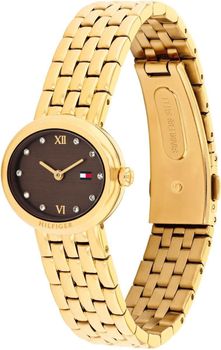Zegarek damski Tommy Hilfiger Classic 1782844 kwarcowy złoty z brązową tarczą i cyrkoniami (1).jpg