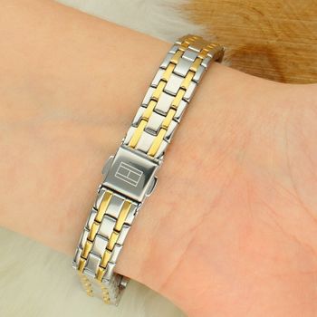 Zegarek damski Tommy Hilfiger Mackenzie 1782888 kwarcowy srebrno-złoty na bransolecie zapięcie.jpg