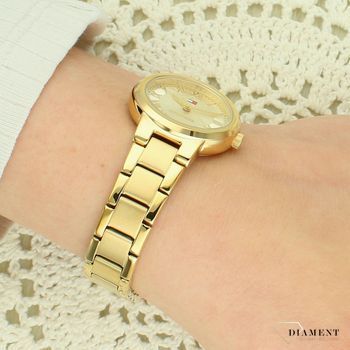 Zegarek damski Tommy Hilfiger Becca - Złoty Elegancki na Bransolecie 1782905.jpg