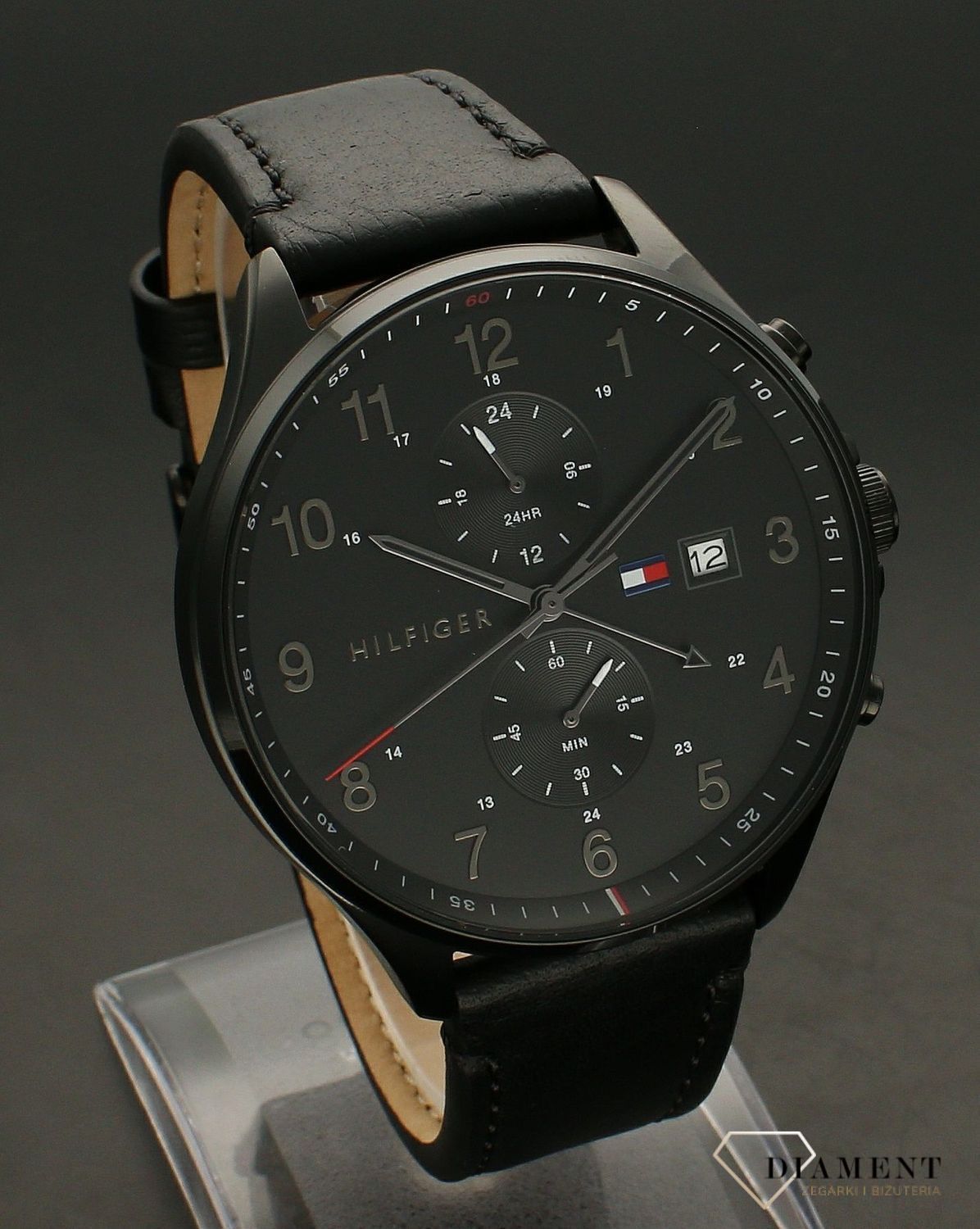 Zegarek męski Tommy Hilfiger 'Elegancka Czerń' 1791711.jpg