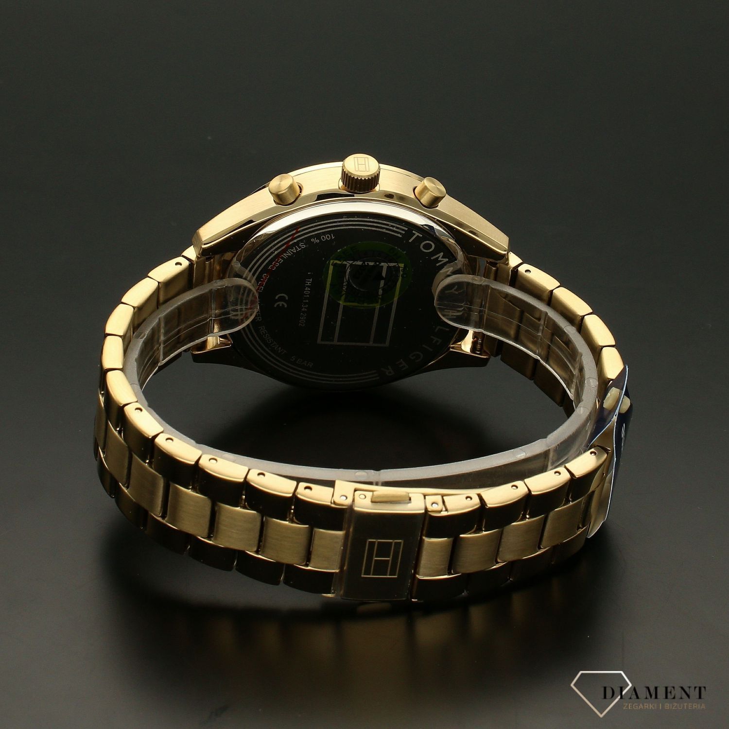 Zegarek męski na złotej bransolecie Tommy Hilfiger z kolekcji Bennett 179172.jpg