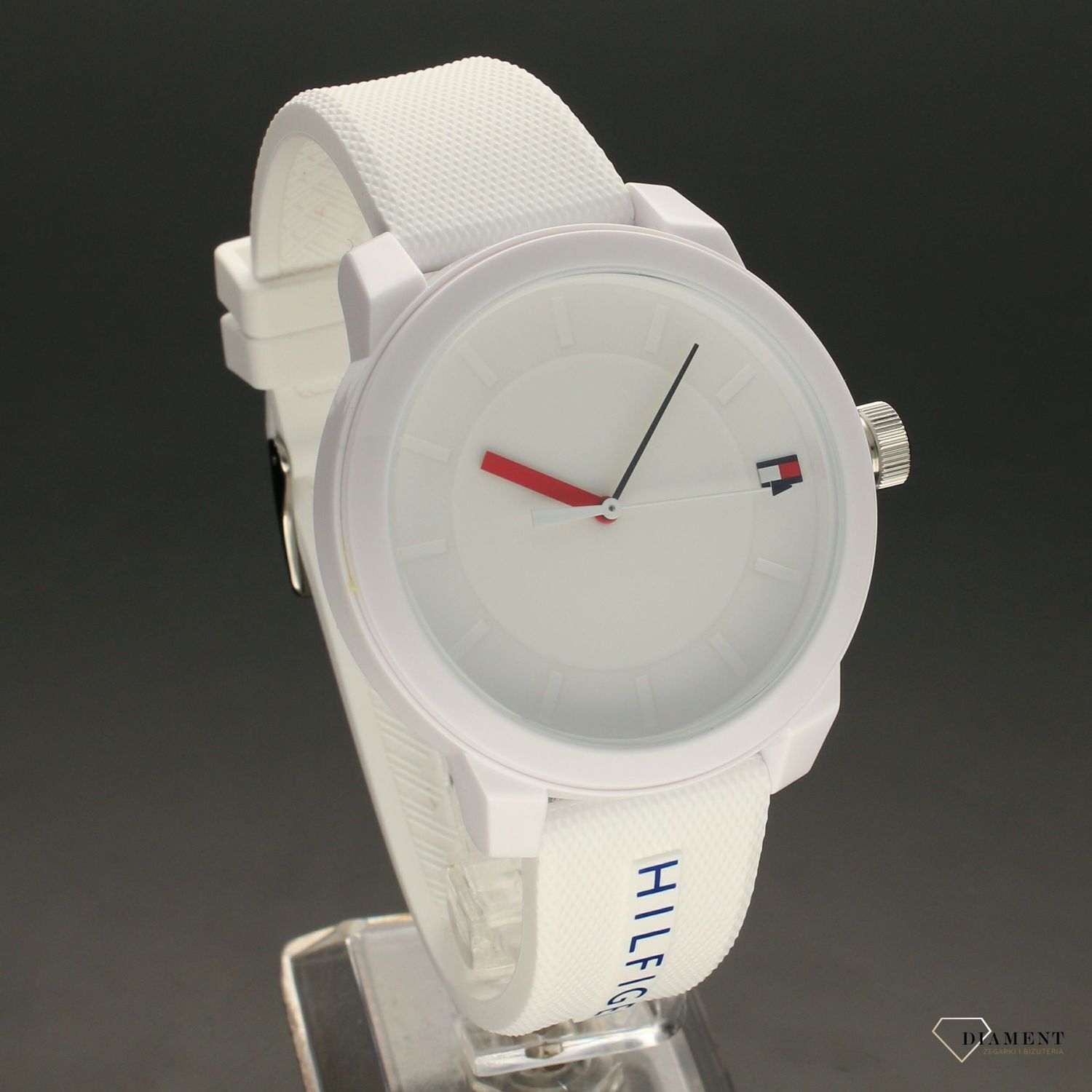 Zegarek męski Tommy Hilfiger ''Biały Tommy'' 1791743.1.jpg