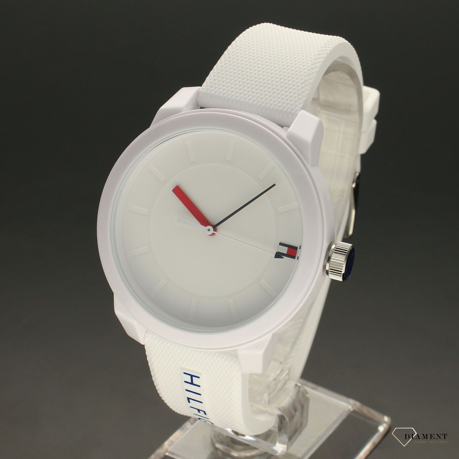 Zegarek męski Tommy Hilfiger ''Biały Tommy'' 1791743.1.jpg