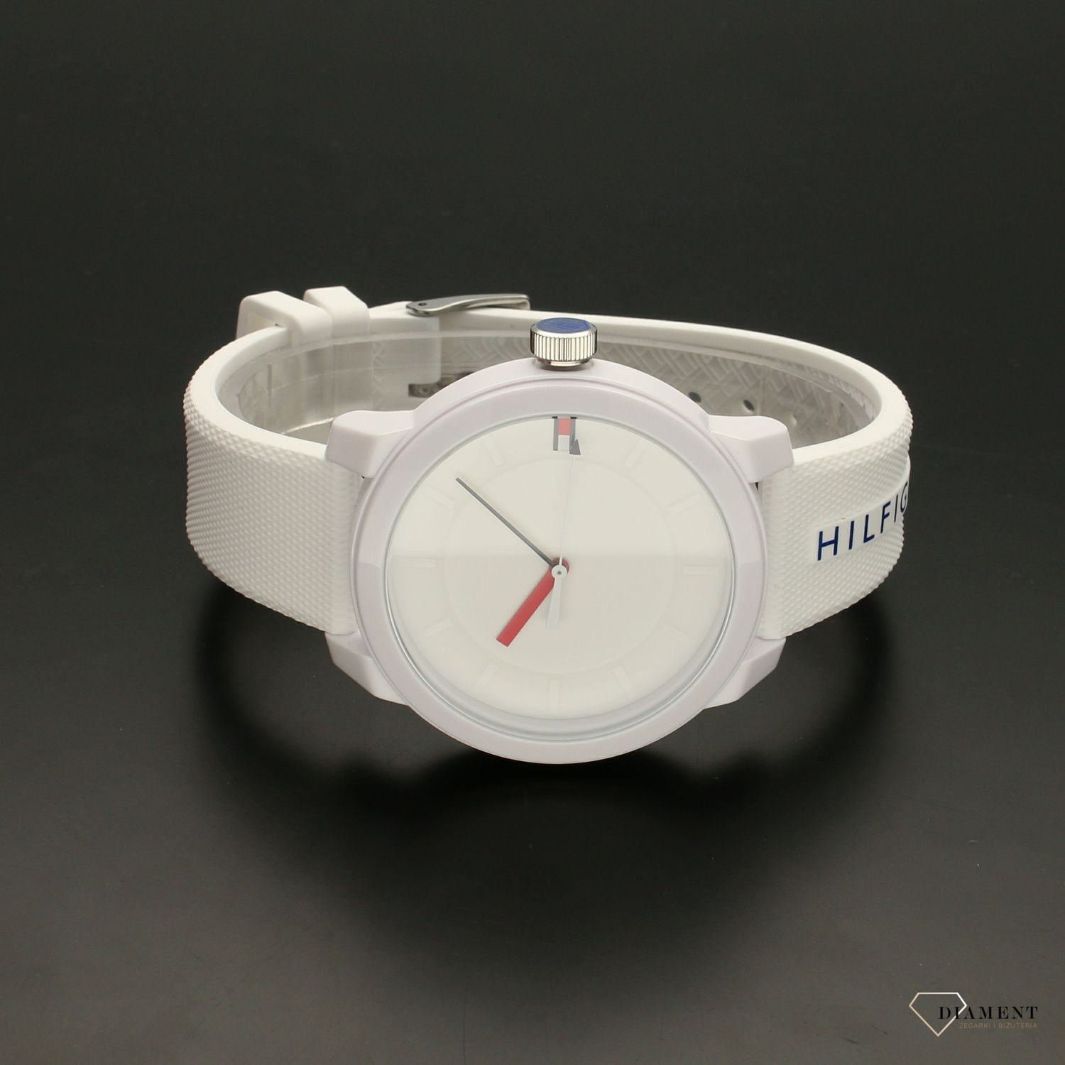 Zegarek męski Tommy Hilfiger ''Biały Tommy'' 1791743.1.jpg