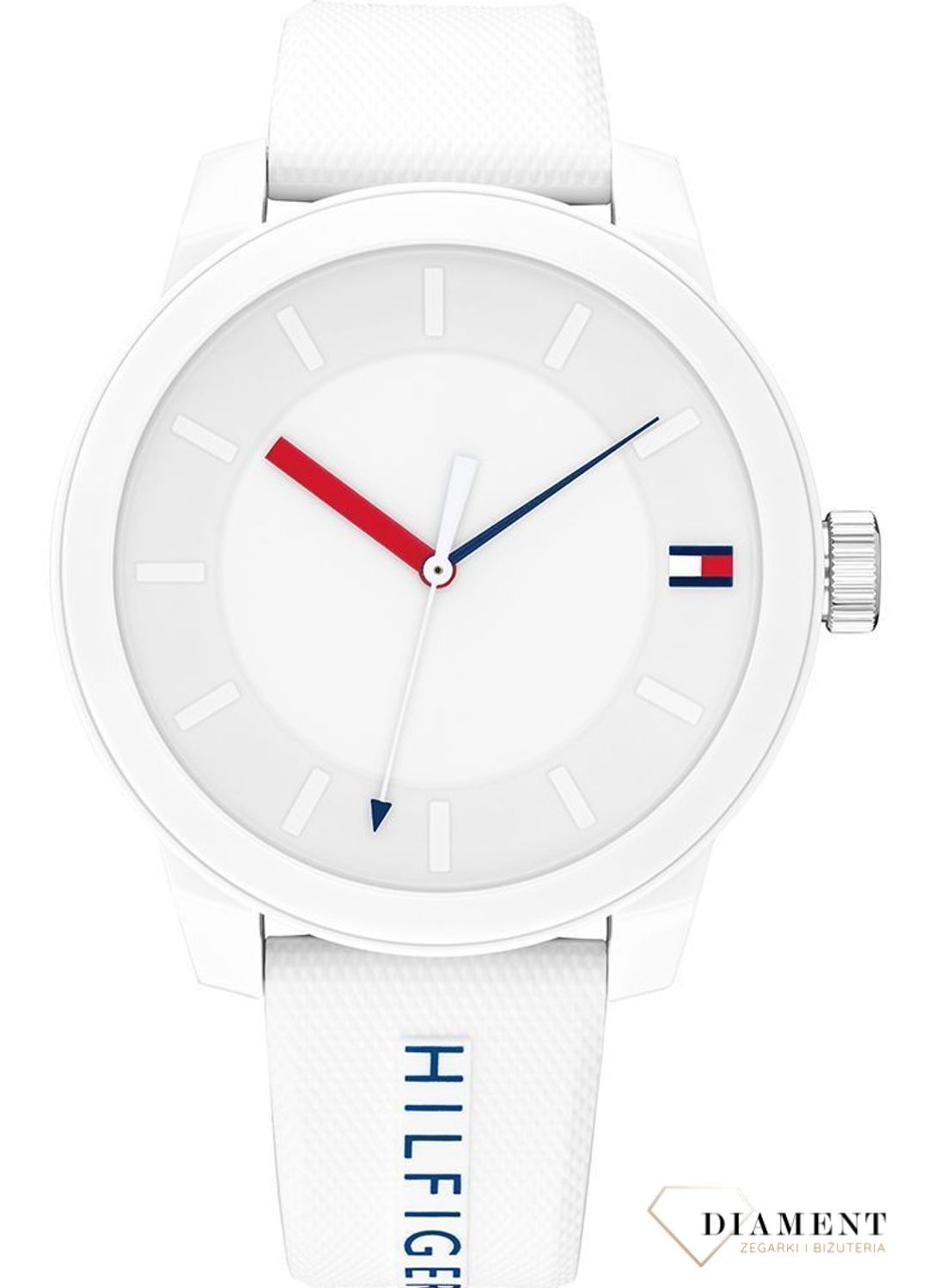 Zegarek męski Tommy Hilfiger ''Biały Tommy'' 1791743.1.jpg