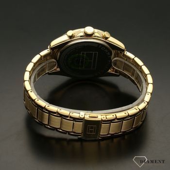 Zegarek męski na złotej bransolecie z niebieską tarczą Tommy Hilfiger 1791834 (4).jpg