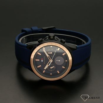 Zegarek męski na pasku silikonowym w kolorze granatowym Tommy Hilfiger 1791860 z kolekcji Aiden (3).jpg