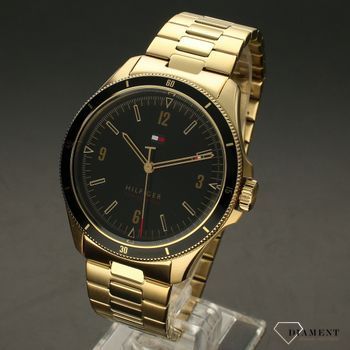 Zegarek męski na bransolecie w kolorze złota Tommy Hilfiger 1791903 z kolekcji Maverick ✓ (2).jpg
