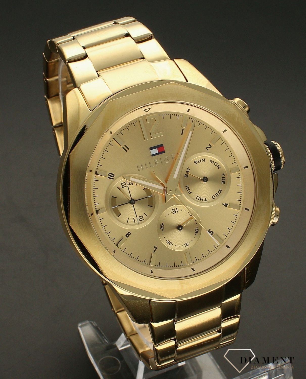 Złoty zegarek  męski TOMMY HILFIGER 1792060 Zegarki męskie✓Zegarki Tommy Hilfiger✓ Autoryzowany sklep✓ Kurier Gratis 24h✓ Gwarancja najniższej ceny✓ Grawer 0zł✓Zwrot 30 dni✓Negocjacje ➤Zapraszamy!.jpg