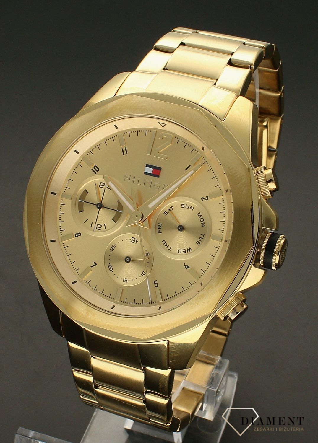 Złoty zegarek  męski TOMMY HILFIGER 1792060 Zegarki męskie✓Zegarki Tommy Hilfiger✓ Autoryzowany sklep✓ Kurier Gratis 24h✓ Gwarancja najniższej ceny✓ Grawer 0zł✓Zwrot 30 dni✓Negocjacje ➤Zapraszamy!.jpg