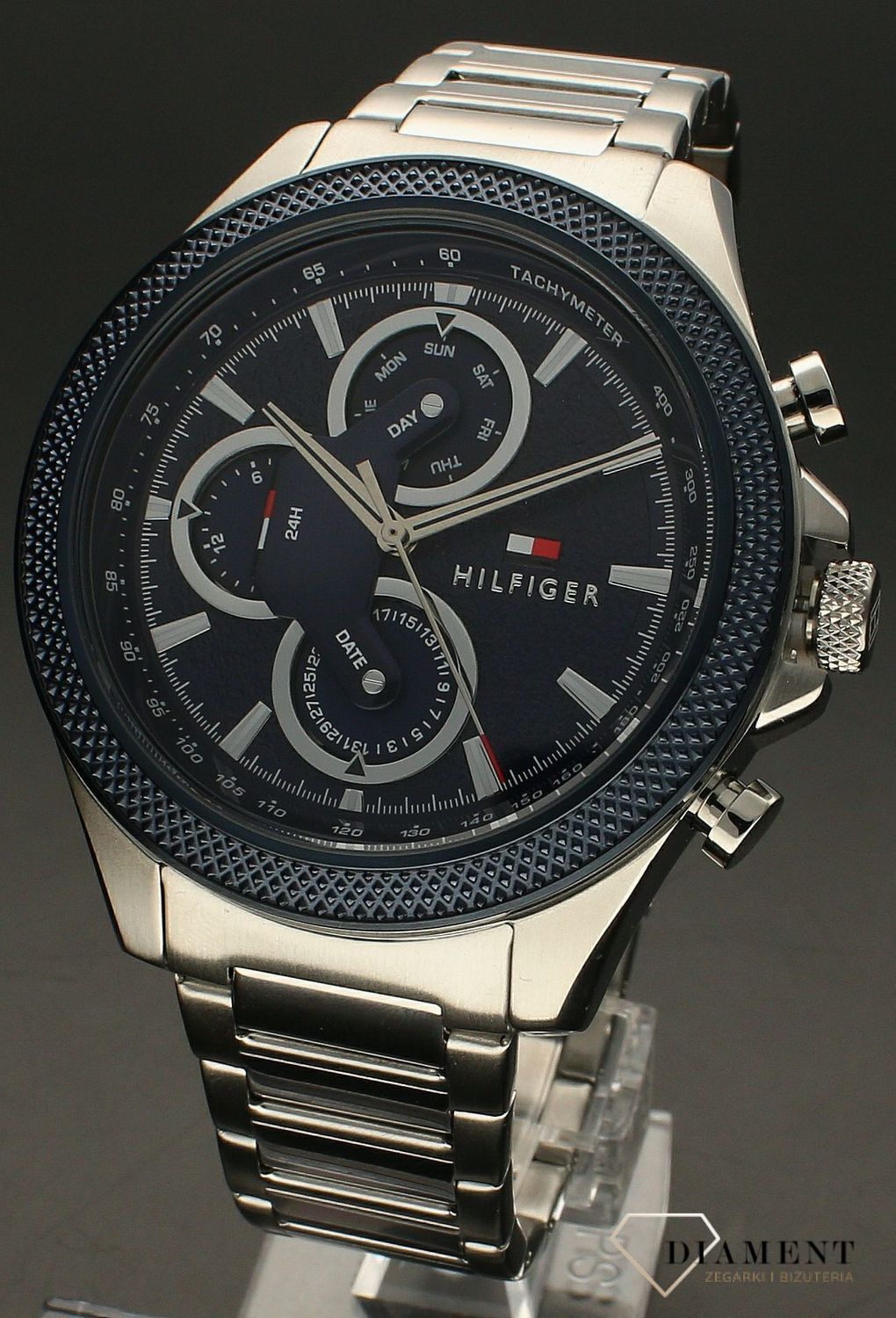 Zegarek męski Tommy Hilfiger CLARK na bransolecie 1792080. . Zegarek męski na bransolecie. Męski zegarek na srebrnej bransolecie. Męski zegarek Tommy Hilfiger idealny na prezent. Modowy zegarek męski..jpg