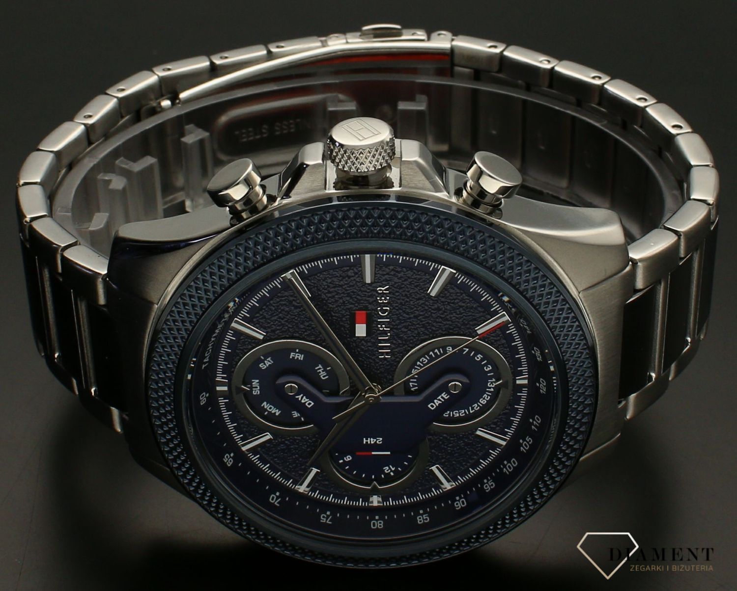 Zegarek męski Tommy Hilfiger CLARK na bransolecie 1792080. . Zegarek męski na bransolecie. Męski zegarek na srebrnej bransolecie. Męski zegarek Tommy Hilfiger idealny na prezent. Modowy zegarek męski..jpg