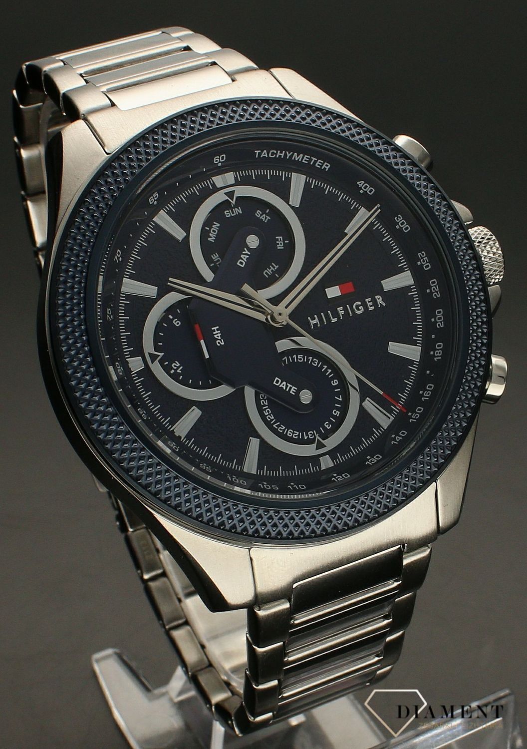 Zegarek męski Tommy Hilfiger CLARK na bransolecie 1792080. . Zegarek męski na bransolecie. Męski zegarek na srebrnej bransolecie. Męski zegarek Tommy Hilfiger idealny na prezent. Modowy zegarek męski..jpg