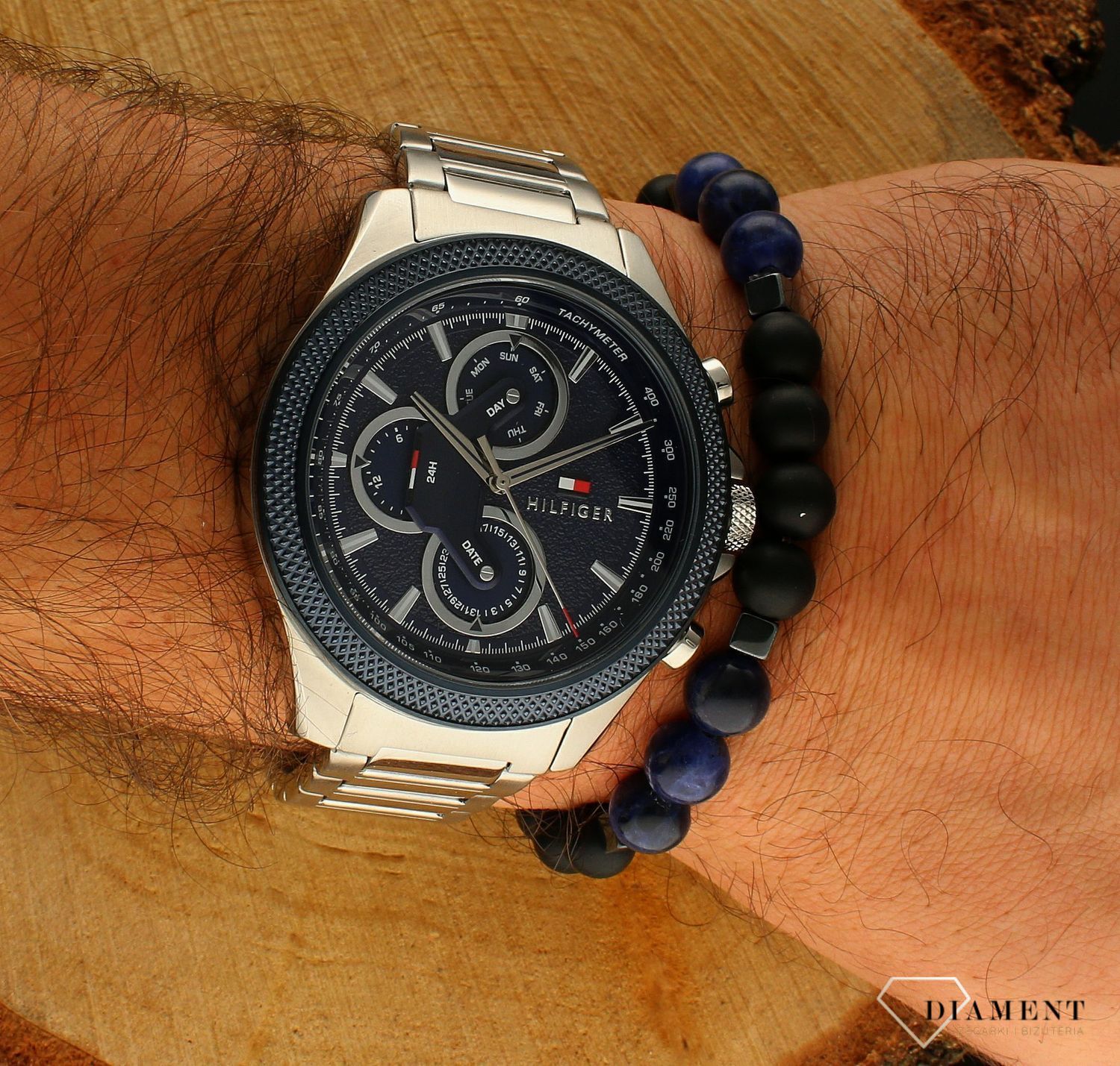 Zegarek męski Tommy Hilfiger CLARK na bransolecie 1792080. . Zegarek męski na bransolecie. Męski zegarek na srebrnej bransolecie. Męski zegarek Tommy Hilfiger idealny na prezent. Modowy zegarek męski..jpg