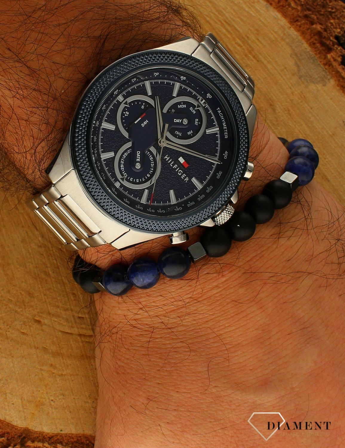 Zegarek męski Tommy Hilfiger CLARK na bransolecie 1792080. . Zegarek męski na bransolecie. Męski zegarek na srebrnej bransolecie. Męski zegarek Tommy Hilfiger idealny na prezent. Modowy zegarek męski..jpg