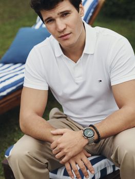 Zegarek męski Tommy Hilfiger Lorenzo butelkowa zieleń 1792117. Męski zegarek oryginalny Tommy Hilfiger.jpg