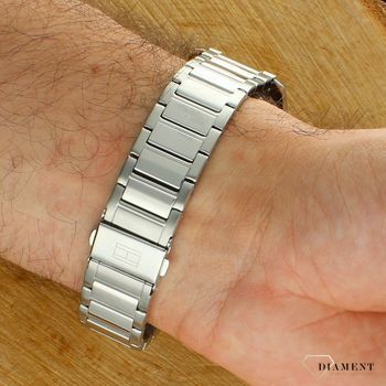 Zegarek Męski Tommy Hilfiger 1792261 44mm Sportowy Granatowy Stalowy Bransoleta (4).jpg