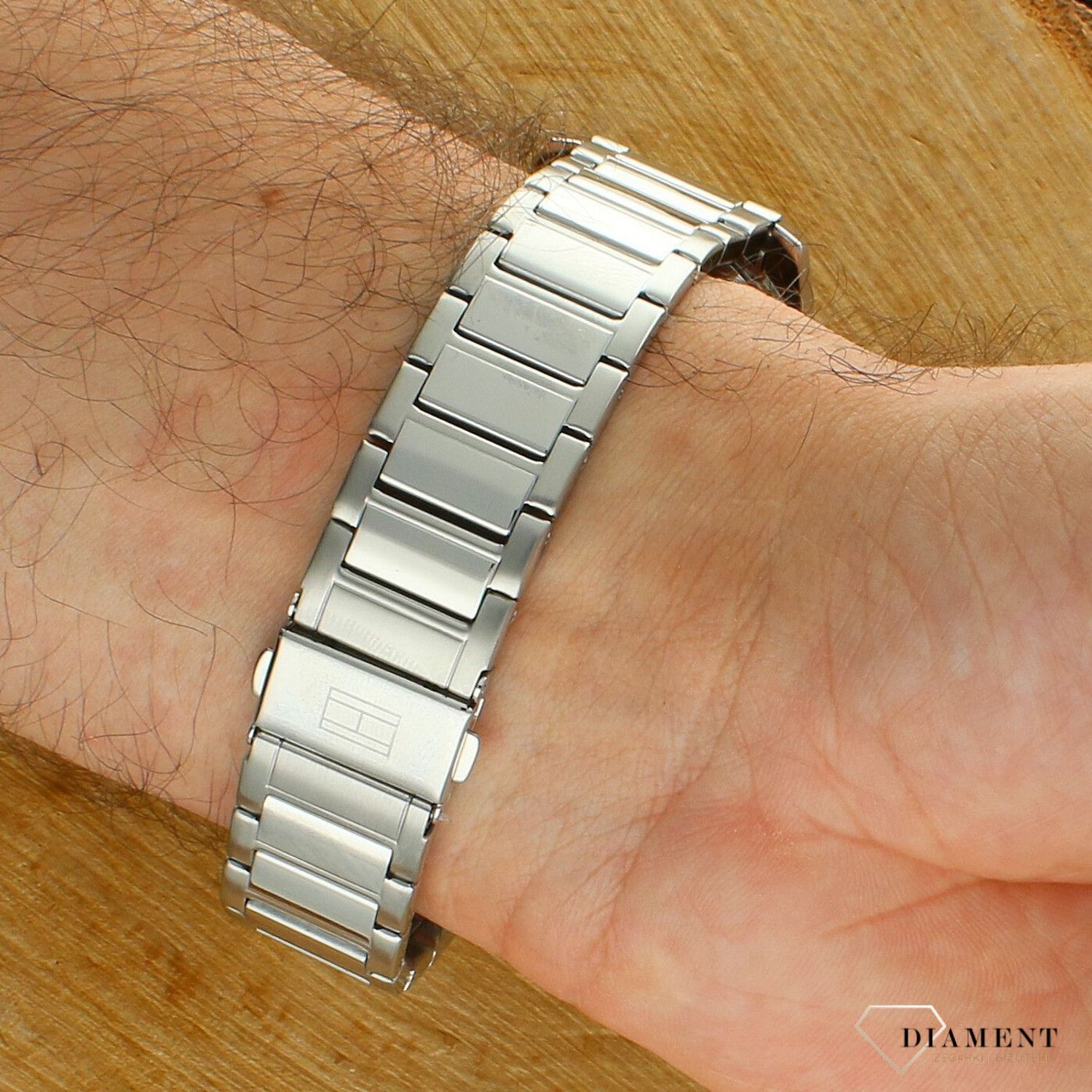 Zegarek Męski Tommy Hilfiger 1792261 44mm Sportowy Granatowy Stalowy Bransoleta.jpg