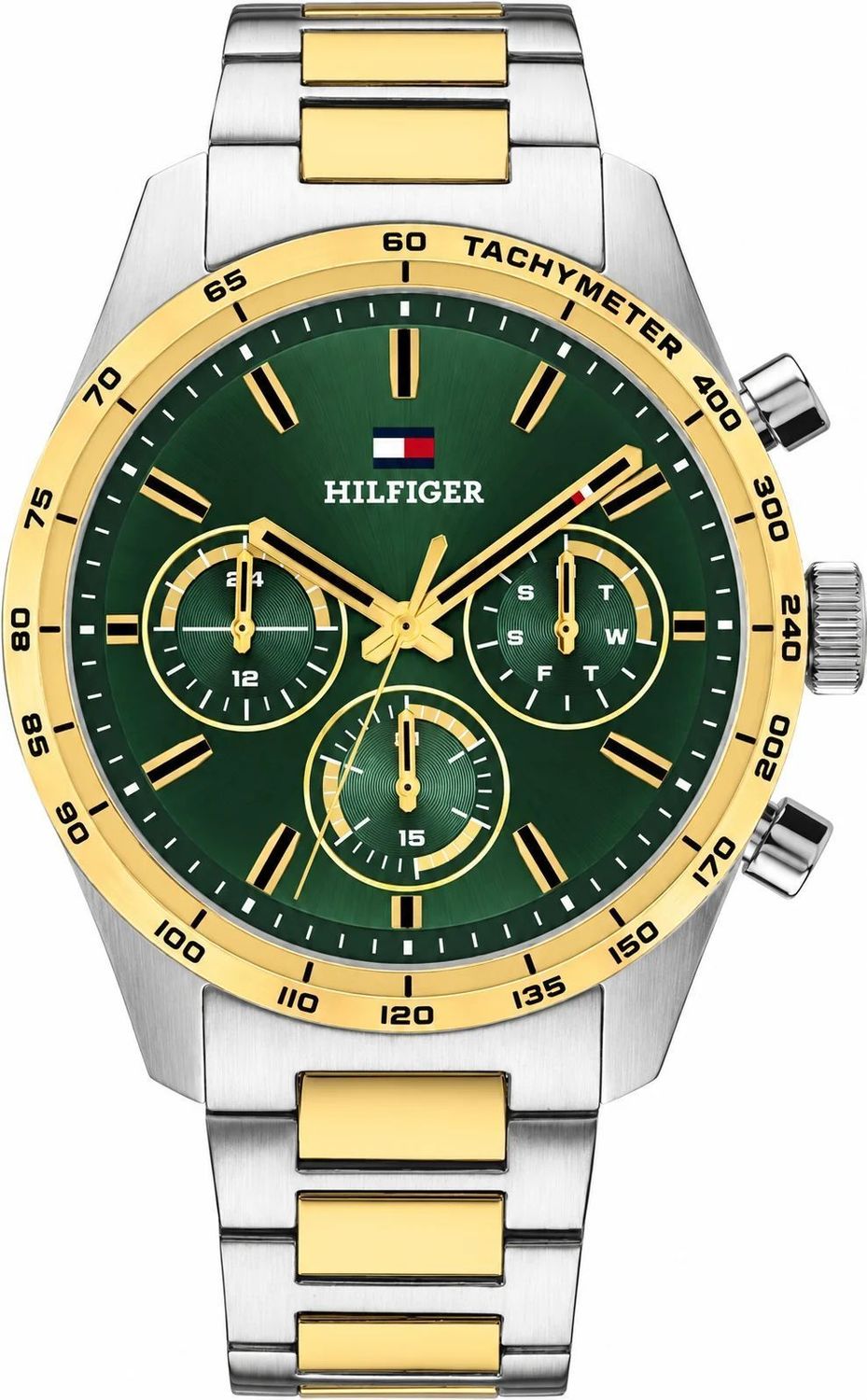 Zegarek męski Tommy Hilfiger 1792279 – zielona tarcza, stalowa bransoletad (1).jpg