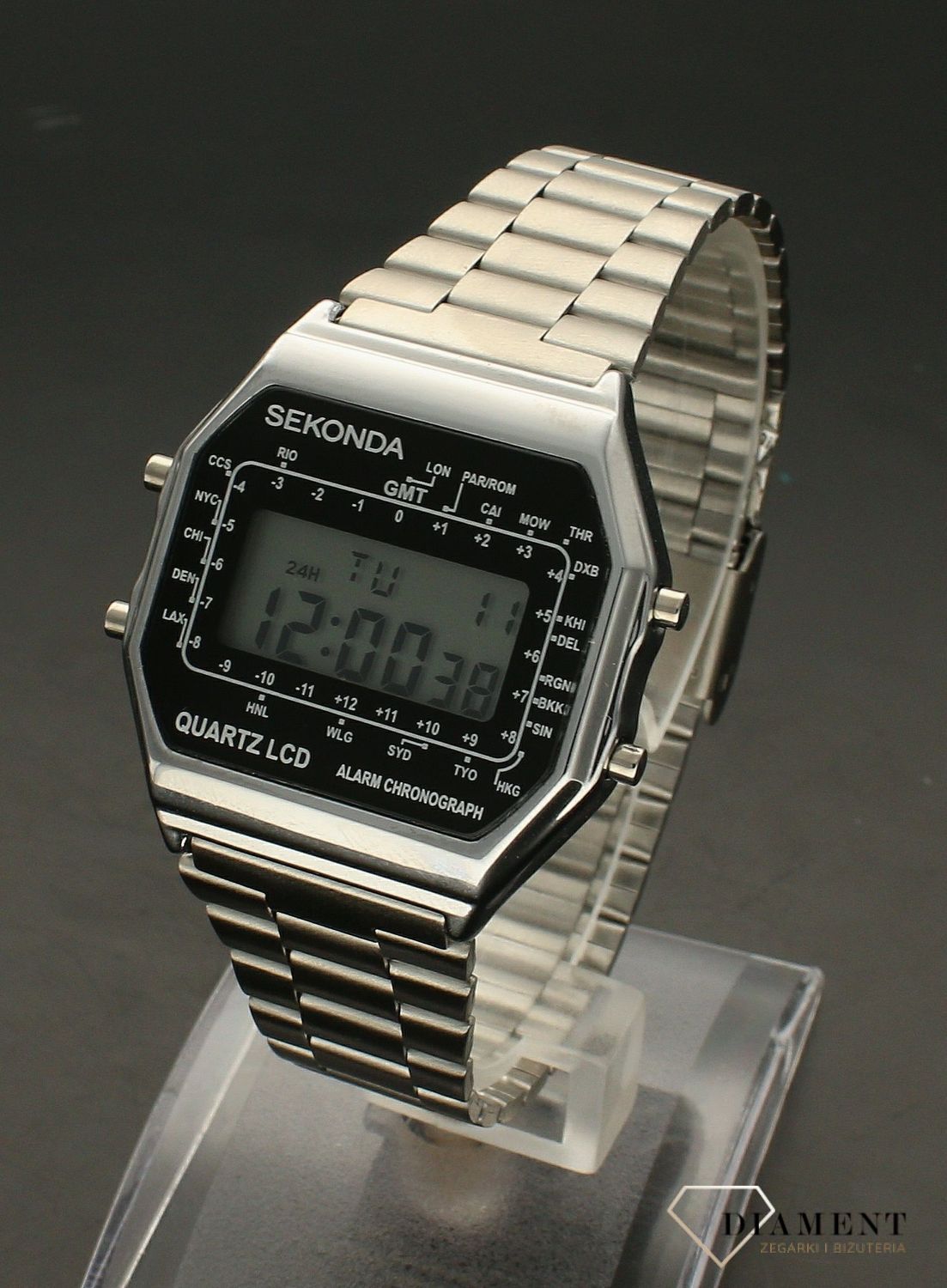 Zegarek męski na srebrnej bransolecie Sekonda 1816.jpg