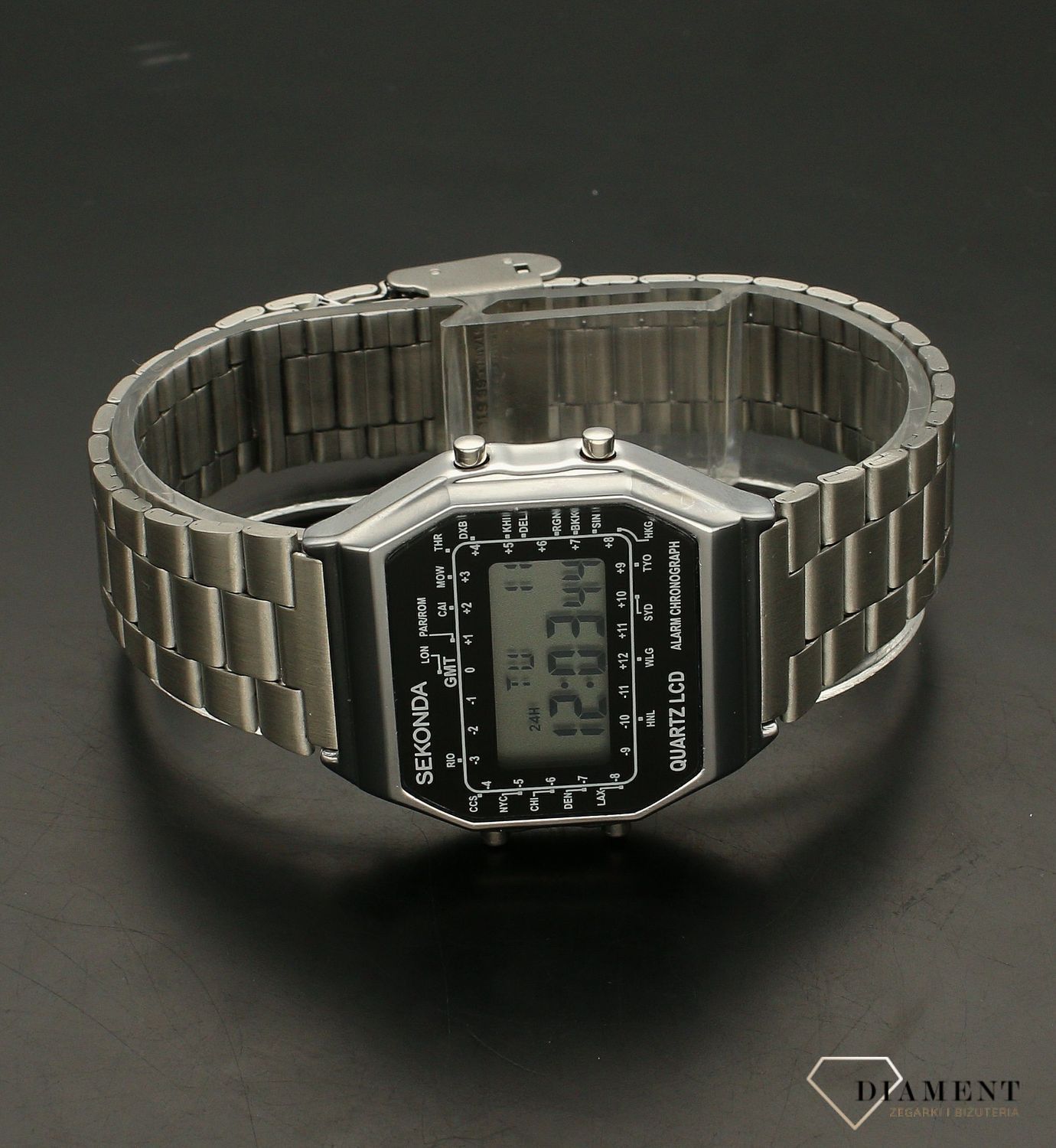 Zegarek męski na srebrnej bransolecie Sekonda 1816.jpg