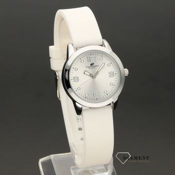 Zegarek dziecięcy dla dziewczynki marki TIMEMASTER 185-02 biały (1).jpg