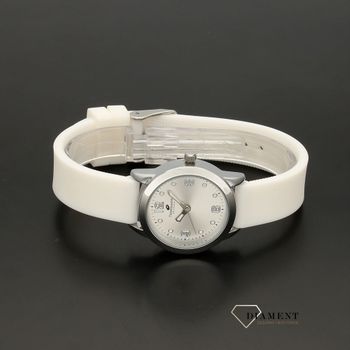 Zegarek dziecięcy dla dziewczynki marki TIMEMASTER 185-02 biały (3).jpg